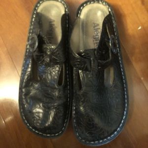 Alegria Black slip ons